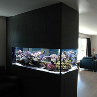 Usine grand aquarium acrylique personnalisé aquarium acrylique Transparent haut