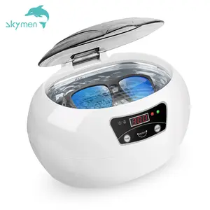 Máquina de limpieza ultrasónica para gafas, limpiador de gafas con temporizador multiengranaje, joyería, reloj, multifunción
