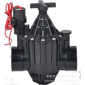 Válvula Solenoide de Plástico Dn50 Roscada para Control de Agua en Riego Agrícola con Revestimiento de Goma - Product Image 1