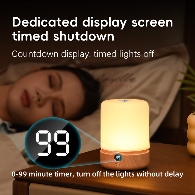 Trending Products 2026 Smart Home Color Changing Usb Rechargeable Rgb Touch Sensor Led Night Lights for Bedroom