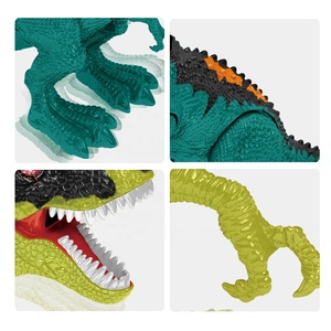 Jouets de dinosaures en plastique télécommandés multifonctions pour enfants, 2,4 GHz, fonctionnant sur batterie, dinosaures télécommandés, marche simulée, Tyrannosaurus - Product Image 3