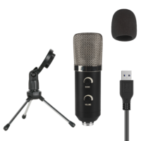 Microphone à condensateur de studio Bm 800, microphone Bm 800, carte son C1 et USB, enregistrement sur ordinateur de bureau pour YouTube et podcast