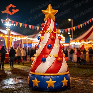 Arche publicitaire gonflable attrayante en forme de clown, thème carnaval, arche de bienvenue pour événements, à vendre - Product Image 4