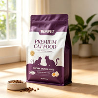 Sachet Doypack imprimé en héliogravure en feuille d'aluminium Mylar avec fermeture éclair, qualité alimentaire, pour l'emballage d'aliments pour animaux de compagnie (chiens et chats)