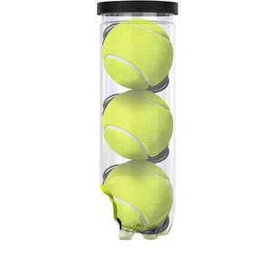 Pelotas de Tenis de Competición Profesionales Aprobadas por la ITF, Paquete de 3, 45% Lana, Lata Sellada Fácil de Abrir, para Entrenamiento al Aire Libre, 125-135 cm - Product Image 1