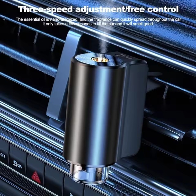 Smart Fragrance Diffuser Auto Air Vent Car Air Freshener Car Interior Deodorizer Aroma Humidifier Start Stop Car Accessories