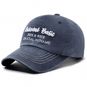 Gorra de Béisbol de 6 Paneles, 100% Algodón, Unisex, Estilo Casual Lavado, Cierre con Hebilla Metálica, para Deportes, Viajes, Golf, Running - Product Image 5