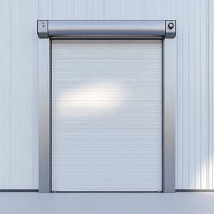 Porte coupe-feu à enroulement sur mesure de haute qualité, barre d'évacuation d'urgence moderne anti-feu et anti-fumée, en acier inoxydable - Product Image 2