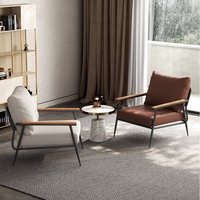 Chaise de salle à manger individuelle moderne en gros, mobilier de salle à manger en cuir de haute qualité, design élégant et tendance pour salon
