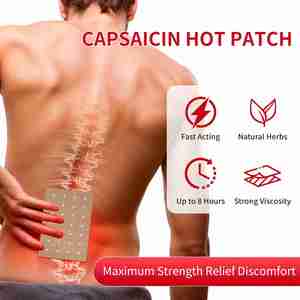 Patchs à la capsaïcine - 20 unités - Patchs chauffants au capsicum - 3,94 x 2,76 pouces - Patchs chauffants à la capsaïcine - Product Image 6
