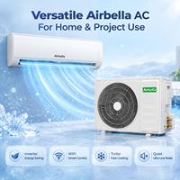 Pompe à chaleur mini-split à fréquence variable R410A 9000 BTU DC Inverter COP 3.4 pour usage commercial, hôtelier et domestique, silencieuse