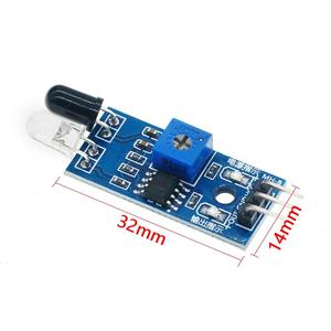 Électronique intelligente Nouveau forDiy Smart Car Robot Réfléchissant Photoélectrique 3pin IR Infrarouge Obstacle Avoidance Sensor Module - Product Image 5