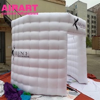 Cabine photo 360 gonflable, ballon publicitaire pour décoration de mariage, cabine photo gonflable blanche personnalisée