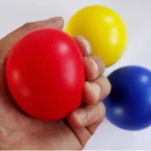 Hersteller langlebige runde benutzer definierte Druck Logo Farbe Pu Schaum Relief Anti-Stress-<span class=keywords><strong>Ball</strong></span> mit Logo - Product Image 3