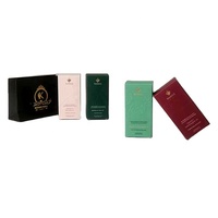 Boîte souple d'emballage cosmétique recyclable personnalisée estampage à chaud en papier blanc pour bouteille de rouge à lèvres emballage écologique de qualité supérieure