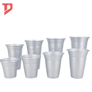 แก้วน้ำอะลูมิเนียมแบบใช้ซ้ำได้สำหรับงานเทศกาล แก้วน้ำอะลูมิเนียมแบบกำหนดเองสำหรับงานปาร์ตี้ แก้วน้ำสำหรับเครื่องดื่มเย็น ไวน์ เบียร์ แก้วอะลูมิเนียมแบบใช้แล้วทิ้ง - Product Image 5