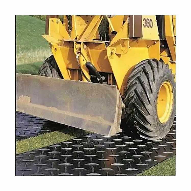 Factory Outlet Black Hdpe Road Roadway Rig Mats tappetino da Yoga messa a terra messa a terra