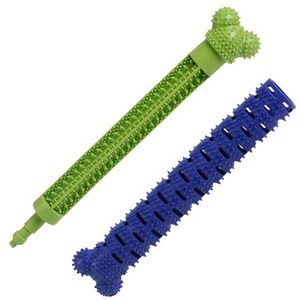 Nouveau jouet à mâcher écologique CHEWBRUSH pour chien, en caoutchouc et corde en mélange de coton, couleurs assorties, personnalisable, pour l'exportation directe usine - Product Image 1