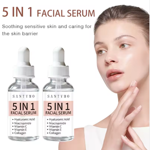 Popolare Siero Viso SANTYMO 5-in-1 Idratante e Illuminante (Acido Ialuronico) 30ml per Cura Quotidiana del Viso - Product Image 2