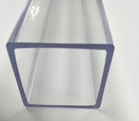 Tubes carrés en acrylique écologiques, robustes, optiquement transparents, résistants aux chocs, de qualité professionnelle, entièrement personnalisables