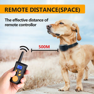 Garantía de un año, pequeño y ligero con pantalla LCD grande, rango de 500m, sin golpes, <span class=keywords><strong>collar</strong></span> de entrenamiento para perros y cachorros con control remoto - Product Image 6