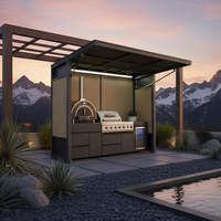Mueble de Cocina para Exteriores, Resistente a la Intemperie, para Patio y Jardín