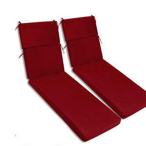 7919 Waterproof Indoor Outdoor Chaise <strong>Lounger</strong> <strong>Cushion</strong> with Ties Strap for Pool Patio Foldable Soft Sponge Sun <strong>Loungers</strong> <strong>Cushion</strong> - Product Image 1