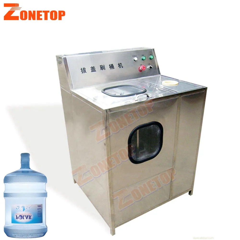 Máquina de lavar garrafa de galão semi automática, tipo 18 litro 19 litros 20 litros 20l 5 galão máquina de lavar