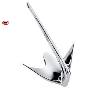 Usine en gros matériel marin de haute qualité 316 acier inoxydable miroir polonais Bruce griffe ancre pour bateau - Product Image 3