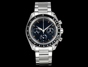 <span class=keywords><strong>Montre</strong></span> chronographe <span class=keywords><strong>mécanique</strong></span> à <span class=keywords><strong>remontage</strong></span> <span class=keywords><strong>manuel</strong></span>, étanche, de qualité supérieure, tout-terrain, en acier inoxydable de 42 mm, pour la plongée - Product Image 3