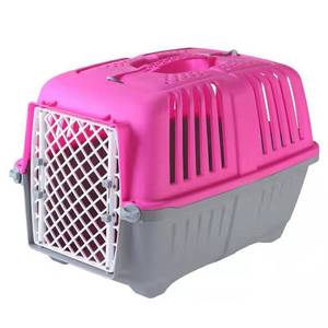 Cage de voyage de voiture de chien en plastique extérieure approuvée par compagnie aérienne portative/cage de transport d'animal familier de <span class=keywords><strong>chat</strong></span> bon marché - Product Image 5