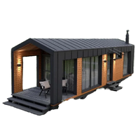 Luxe préfabriqué moderne cabane en rondins paquet plat en bois Villa abri de jardin conteneur extensible bureau hôtel entrepôt traditionnel