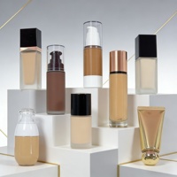 Crème hydratante vegan naturelle à couvrance totale, imperméable, anti-brillance, fond de teint mat pour tous les types de peau, teint foncé, 30 ml
