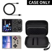 Étui de transport rigide personnalisé en EVA avec doublure en PU et velours pour console de jeux rétro Anbernic RG353V/RG35XX/RG353VS - Durable et antichoc