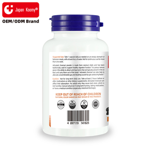 Fabricant de capsules de charbon actif à base de plantes, soutien détoxifiant pour adultes, complément de charbon actif - Product Image 5