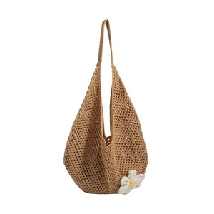 Große gewebte Tragetasche, Sommer-Strohtasche, Schulter- und Umhängetasche für Damen, Strand- und Urlaubshandtasche - Product Image 5