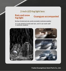 Feux antibrouillard LED pour voiture de 2 pouces, lentille LED, 6+1 puces, éclairage automobile haute puissance, choix du grossiste mondial - Product Image 6