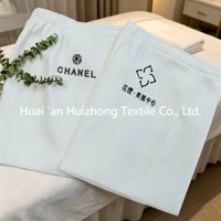 Serviettes de bain gaufrées personnalisées, serviettes enveloppantes pour centres de spa, salons de beauté, centres de bien-être, piscines