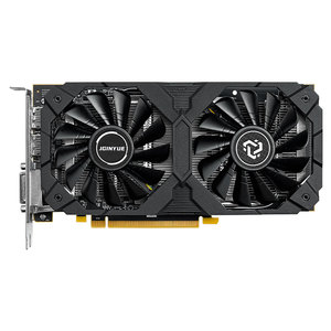 Jginyue RX580 8GD5-F Graphics Card:Dual Copper <b>Heat</b> Pipes GPU PCI Desktop With Fan Cooler New <b>USB</b> & DP Output Interface RX580 8g - Product Image 2