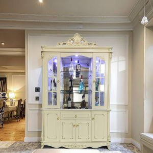 Casiers de grande capacité de style européen Meubles de maison Armoire à <span class=keywords><strong>vin</strong></span> avec affichage de la peinture Panneau en <span class=keywords><strong>bois</strong></span> pour le salon Bar Casiers à <span class=keywords><strong>vin</strong></span> - Product Image 2