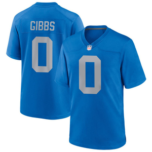 Maillot de football américain personnalisé Detroit Bleu 2026 – Tenues brodées et cousues pour jeunes avec logos – Vêtements de sport - Product Image 2