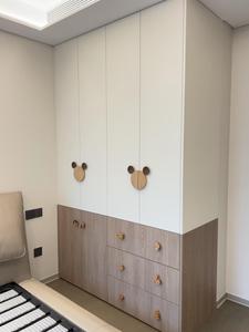 Armario Moderno Minimalista de Madera Maciza, Muebles de Guardarropa Personalizados para Hotel, Villa o Apartamento con Embalaje para Envío - Product Image 3