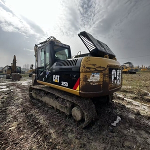 Excavatrice sur chenilles hydraulique d'occasion CAT315D de 15 tonnes, petite machinerie de terrassement et de construction, moteur Caterpillar, pompe 17.2, roulement - Product Image 1