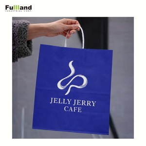 Wholesale Manufacturer Kraft Paper Carrier <b>Bags</b> High Quality Soft Hand Length Handle <b>Bags</b> - Product Image 6
