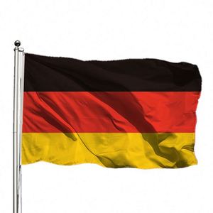 Hot Sale Country 3x5 FT 90x150cm 68D Polyester Outdoor Soccer Sports National Germany <b>Flag</b> - Product Image 5