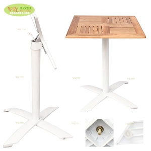 Meubles de jardin personnalisés <span class=keywords><strong>Table</strong></span> basse pliante en bois de teck massif/<span class=keywords><strong>Table</strong></span> pliante carrée en bois <span class=keywords><strong>60x60</strong></span> pour usage extérieur - Product Image 2