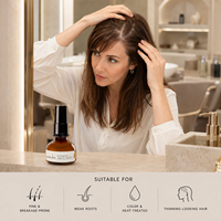 Sérum de soin capillaire ODM à l'huile d'argan Adeena Mystical Hairton, brume capillaire hydratante pure aux herbes, parfum capillaire en spray pour usage quotidien
