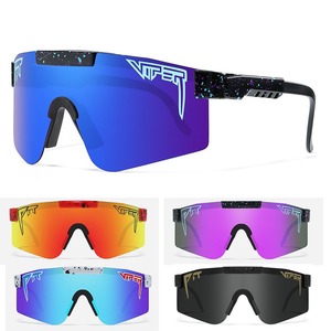 Lunettes de soleil polarisées Pit <span class=keywords><strong>Viper</strong></span>, lunettes de cyclisme coupe-vent UV400 pour hommes et femmes, lunettes de sport de plein air pour la course à pied et la conduite - Product Image 5