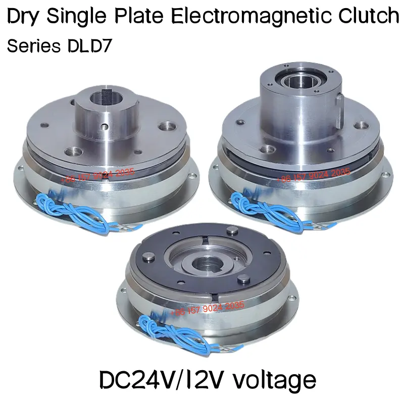 Snelle Reactie Jieyuan Productie Ddl7 Serie Monolithische Elektromagnetische Koppeling Hoge Kwaliteit Dc 24V/12V Industriële Koppelingen