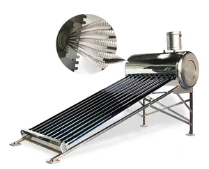 Calentador de agua solar de bobina SUS de mayor capacidad 2024 UNIEPU